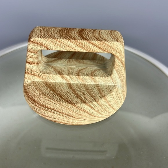 Authentic Kitchen Ceramic Non-Stick 8" 2.7 qt Casserole with Lid Off White New - Picture 3 of 8